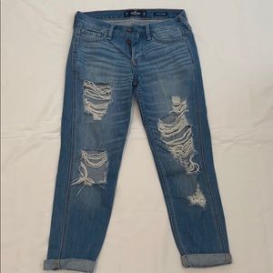 hollister ripped jeans